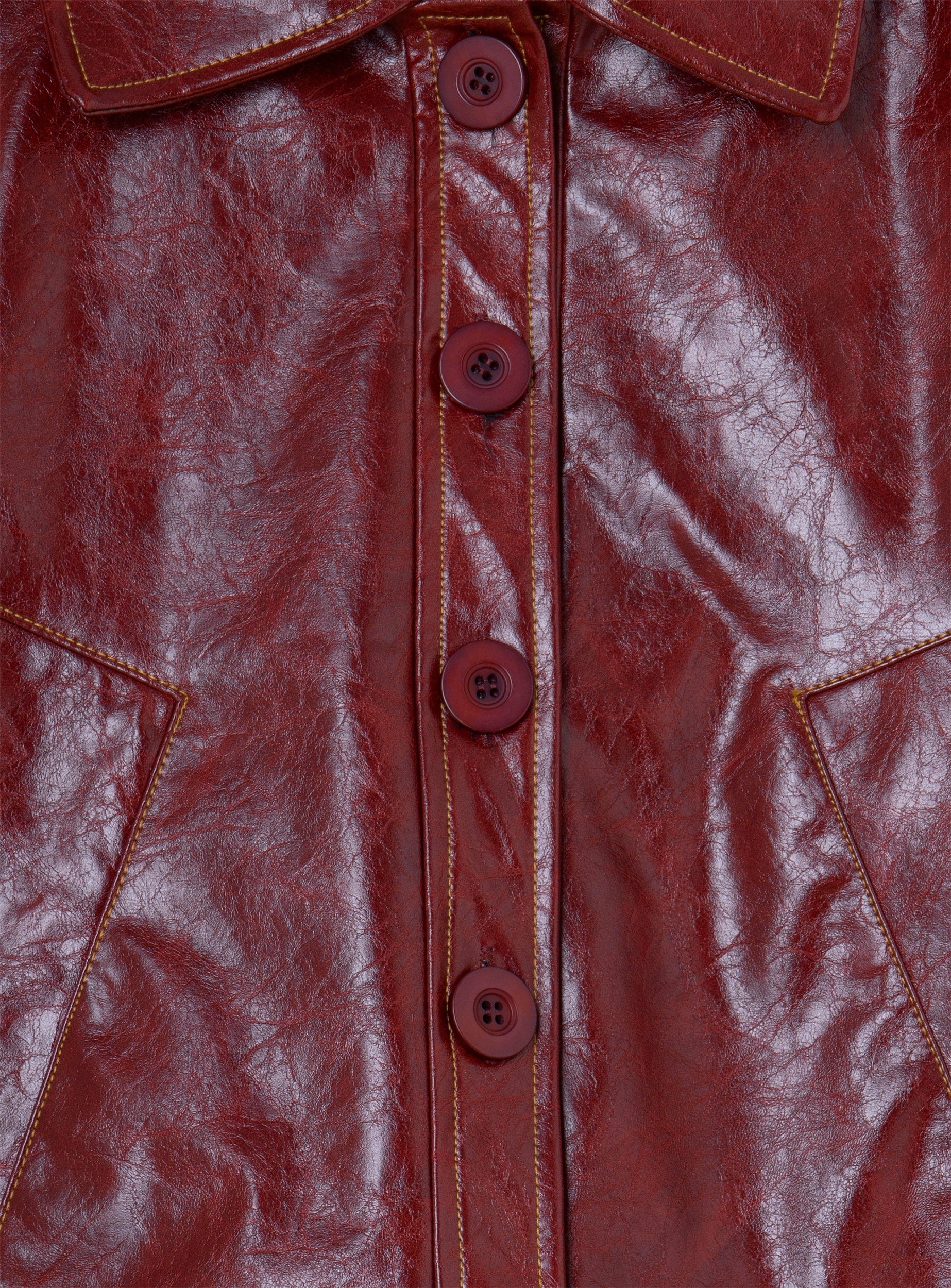 ALEXA BURGUNDY JACKET - Image 6