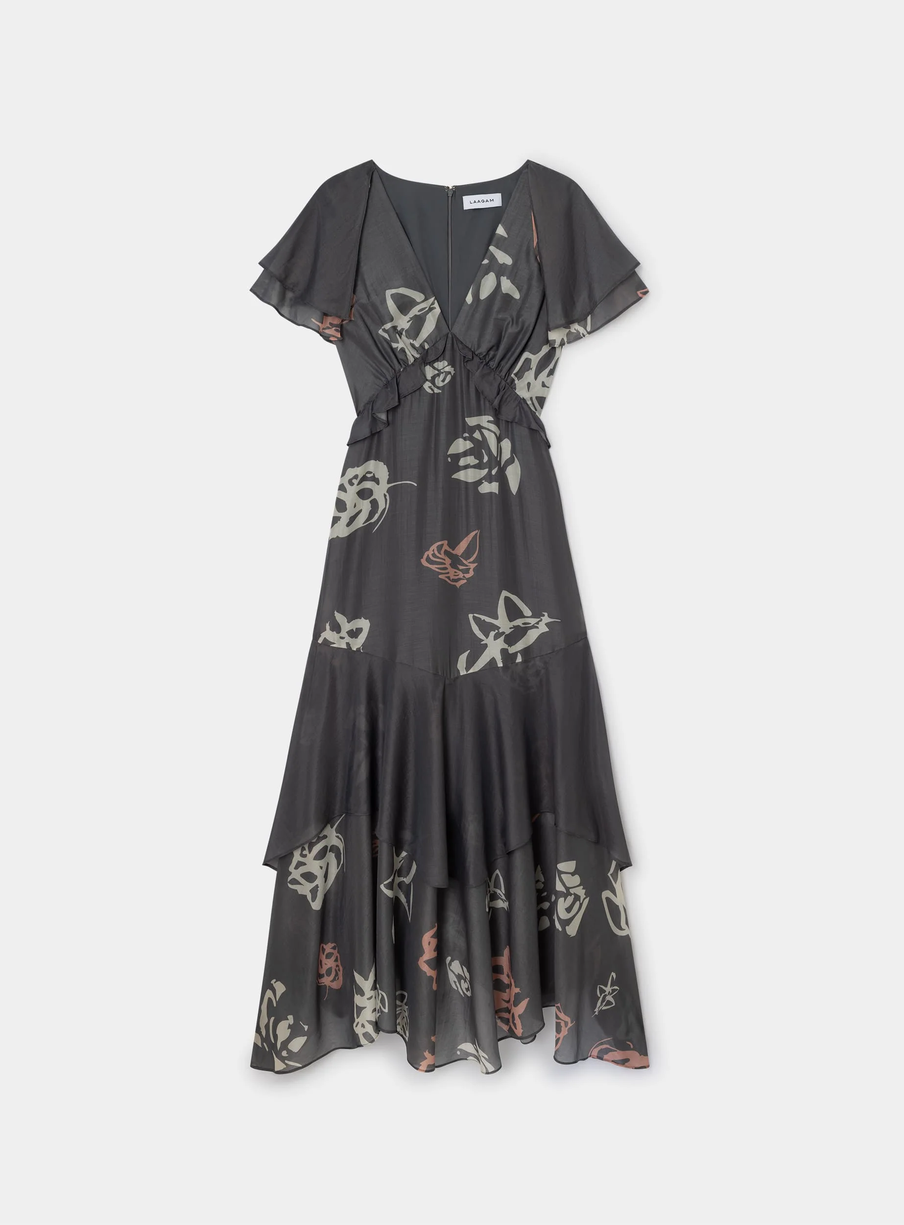AMIRA GREY MIDI DRESS - Image 7