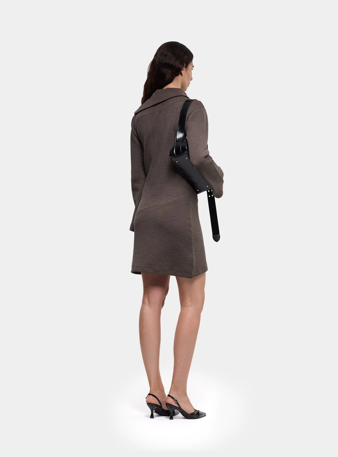 ANOUK GREY SHORT DRESS - Image 3