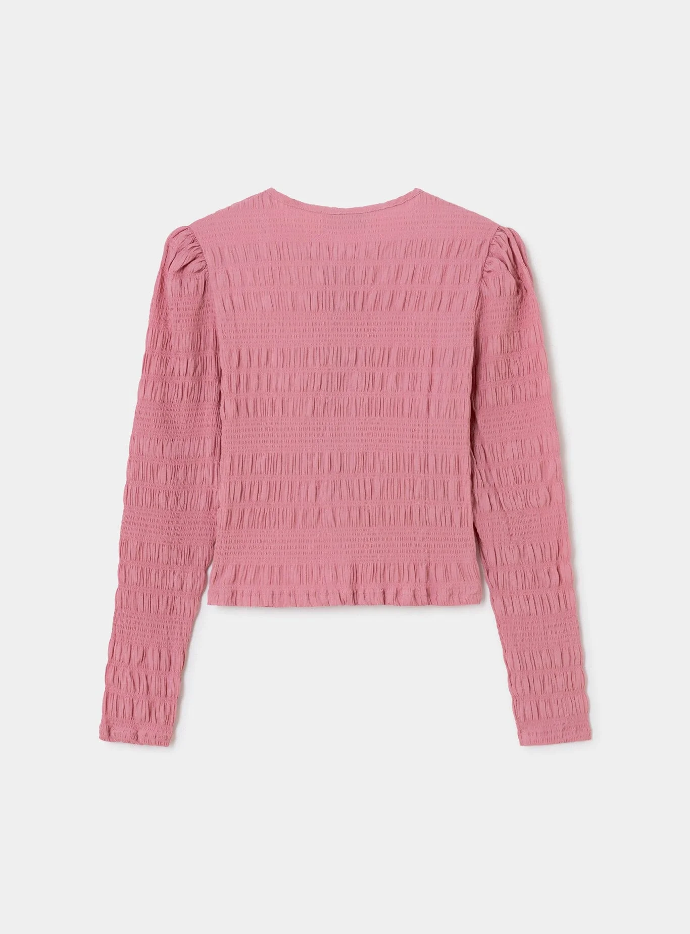 BABET PINK TEXTURED BLOUSE - Image 5