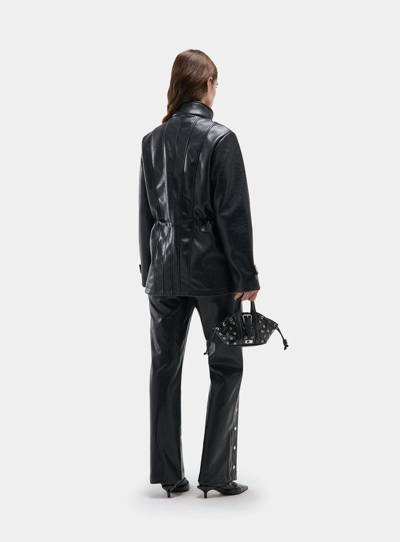 BERGHAIN BLACK LONG JACKET - Image 6