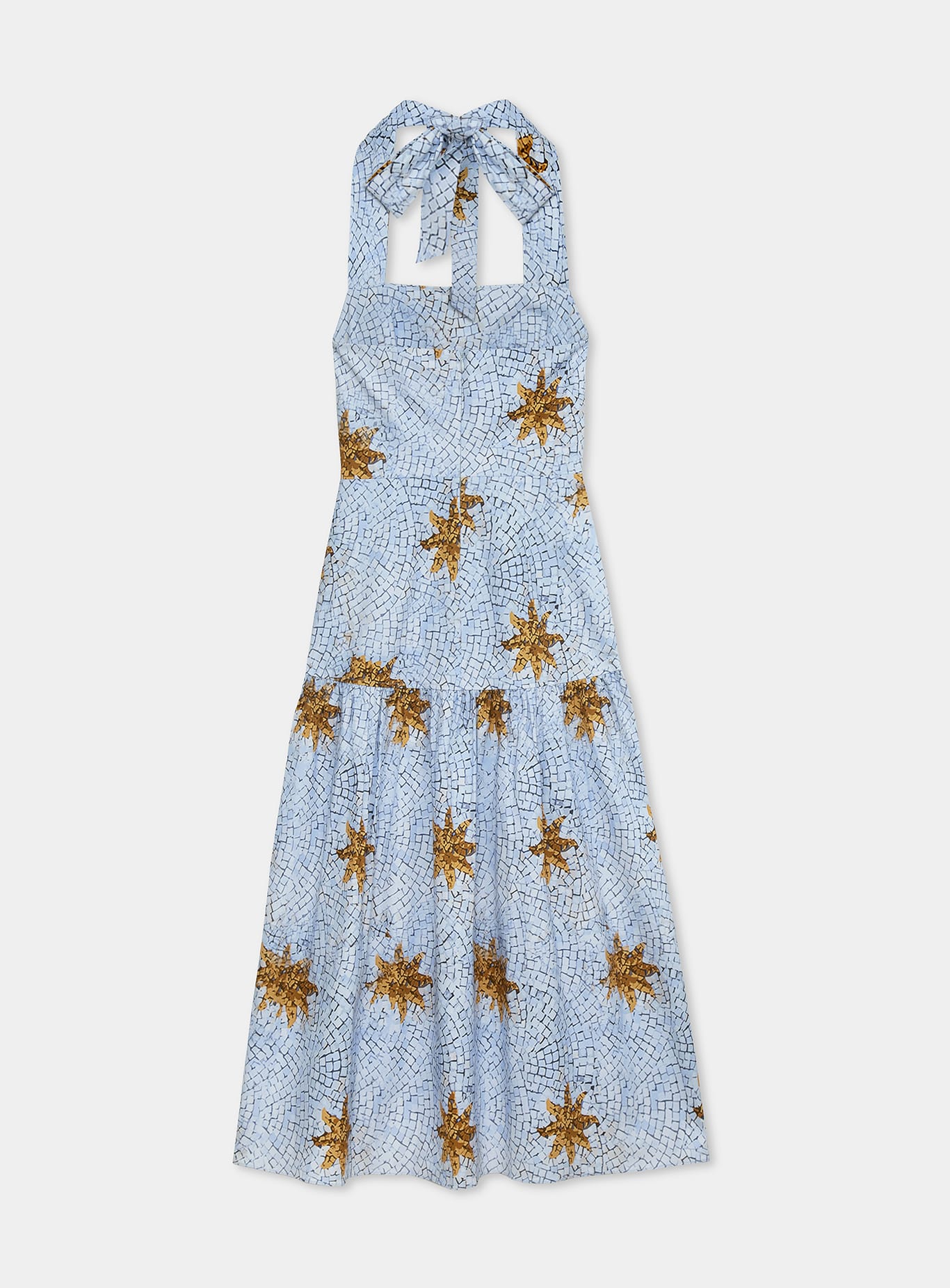 CAELI BLUE MIDI DRESS - Image 4