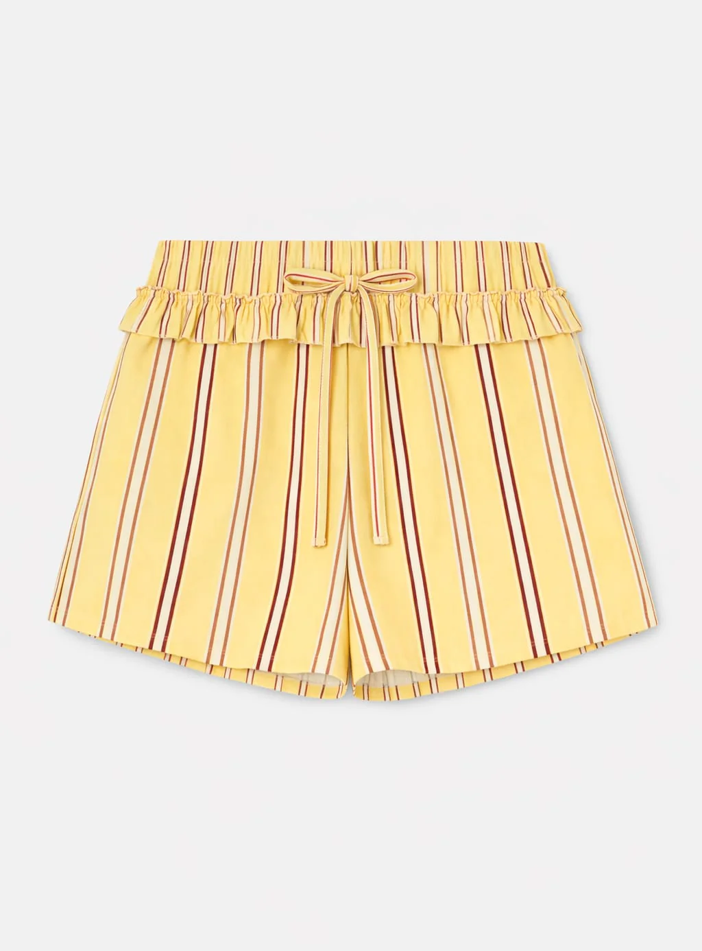 CAOS BUTTER STRIPED POPLIN BOXER PANTS - Image 4