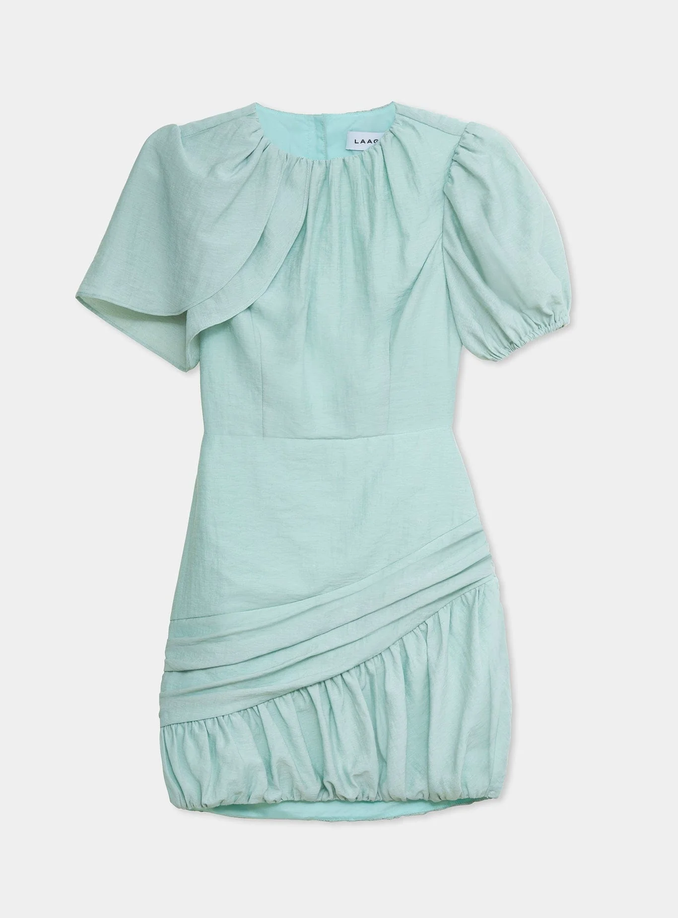 CARINA LIGHT BLUE SHORT DRESS - Image 4