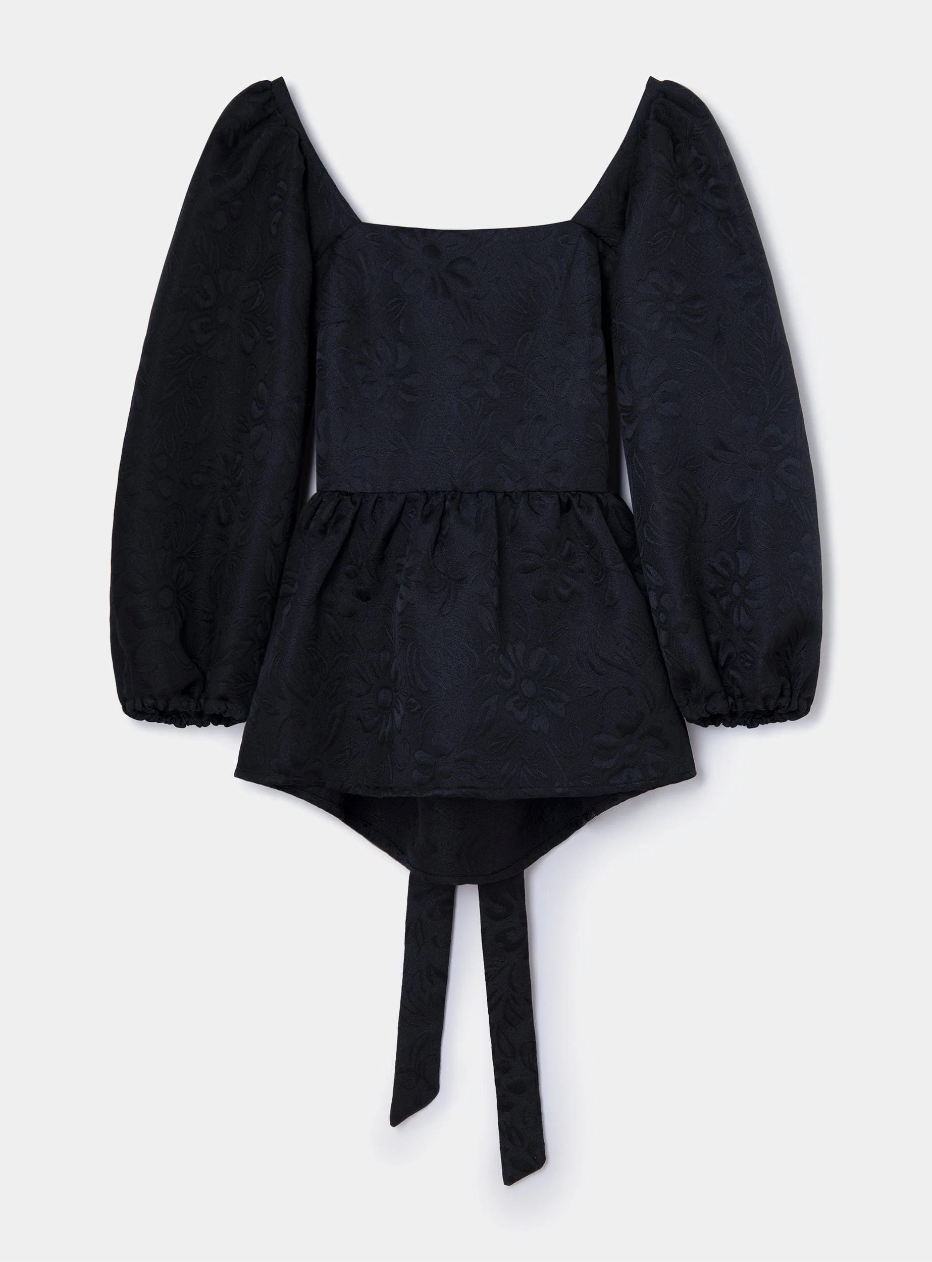 CECILE BLACK BLOUSE - Image 4