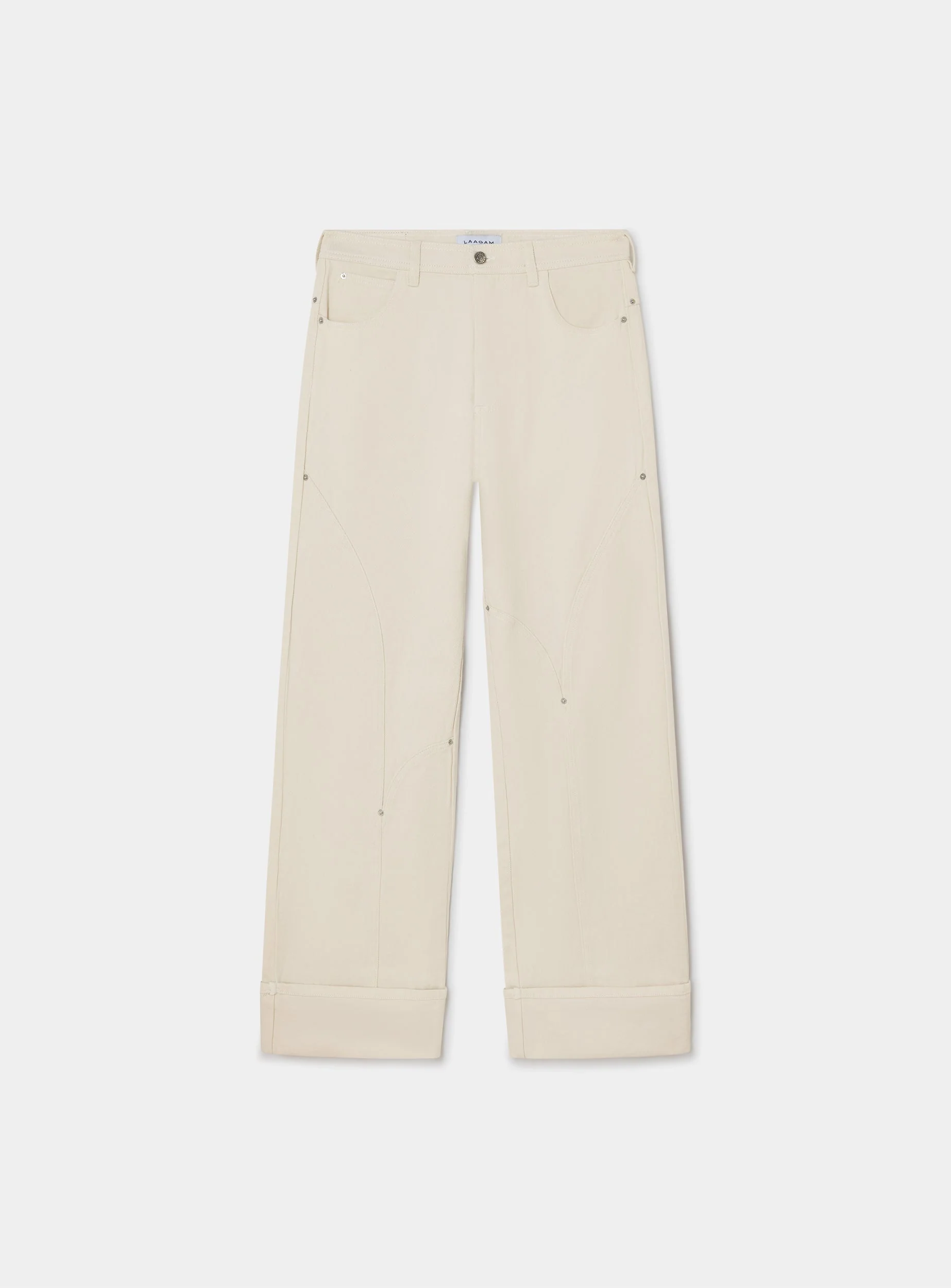 DALLAS ECRU DENIM PANTS - Image 4