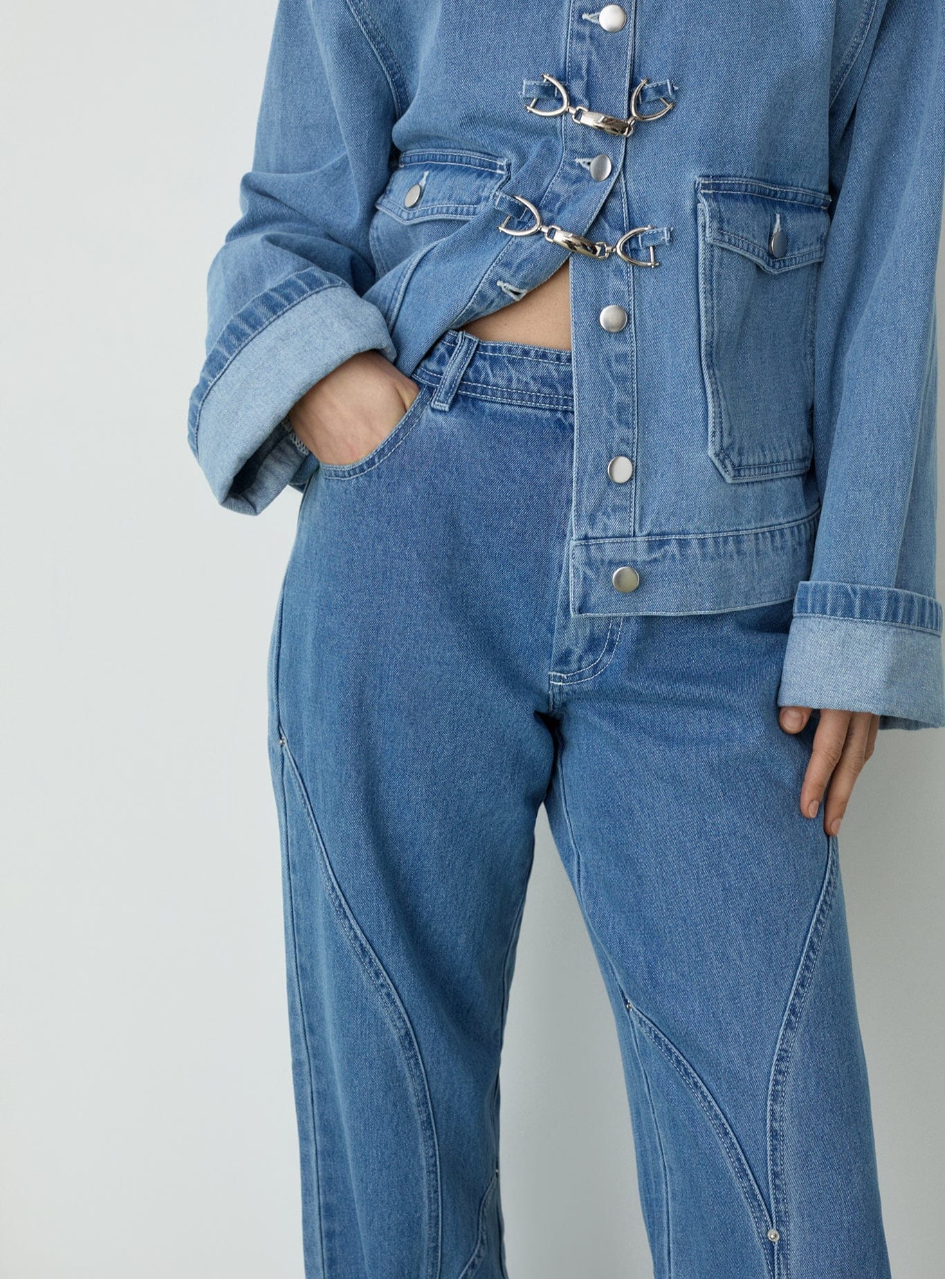 DALSTON LIGHT BLUE DENIM JACKET - Image 4
