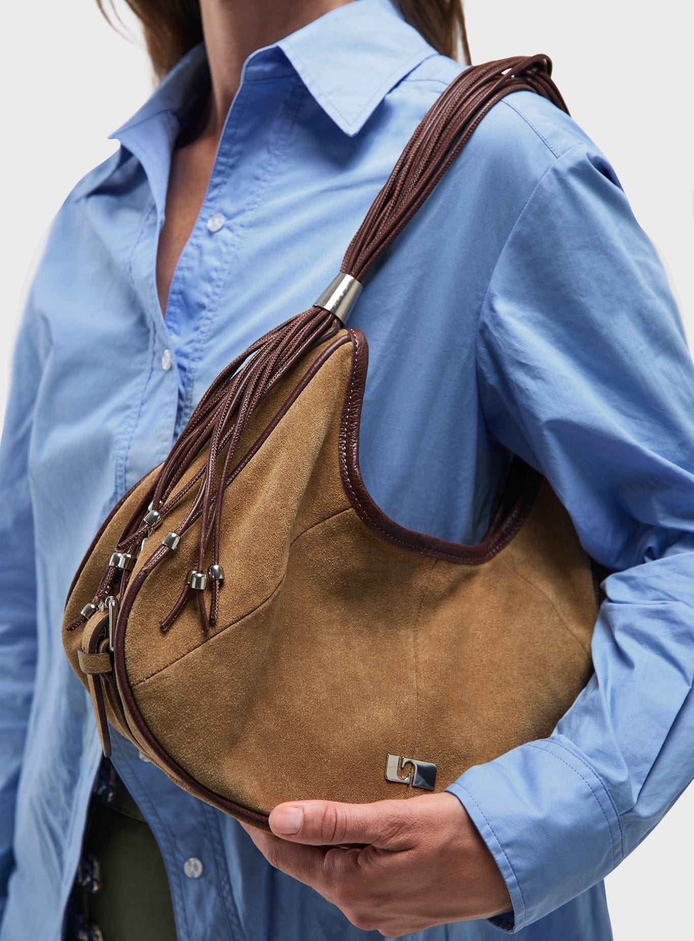DOLLY CAMEL SUEDE BAG - Image 3