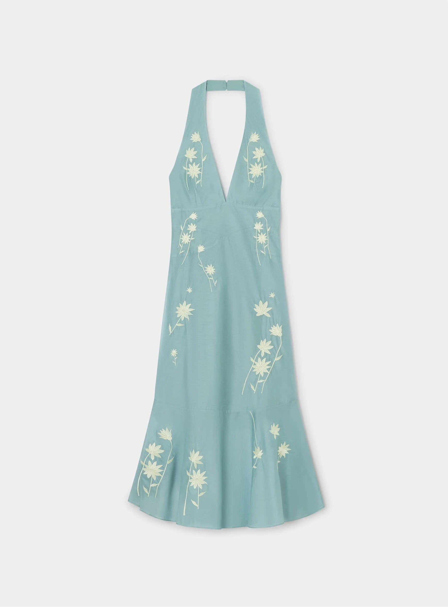ELIA BLUE MIDI DRESS - Image 5