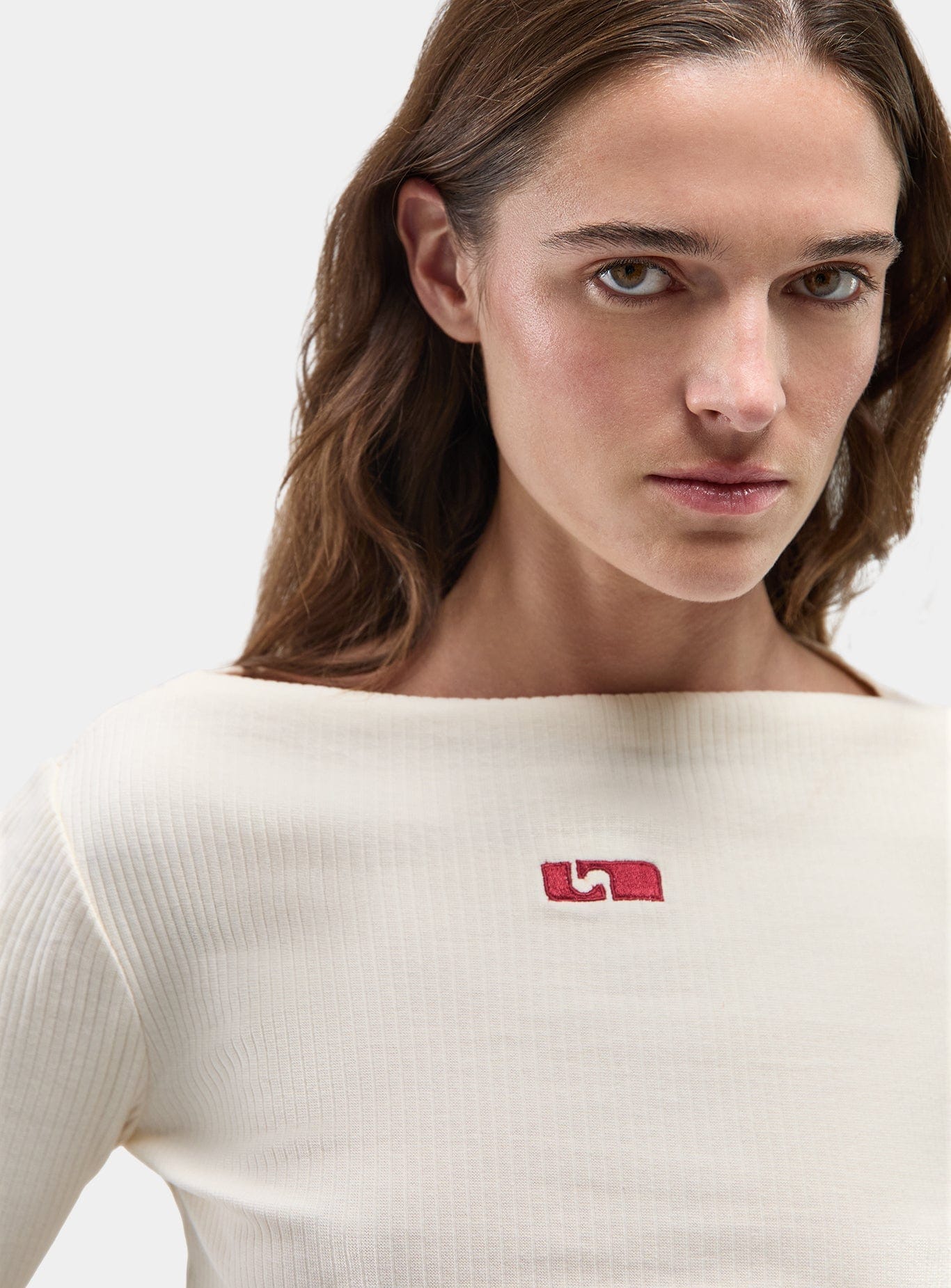 EMORY ECRU LONGSLEEVE T-SHIRT - Image 5