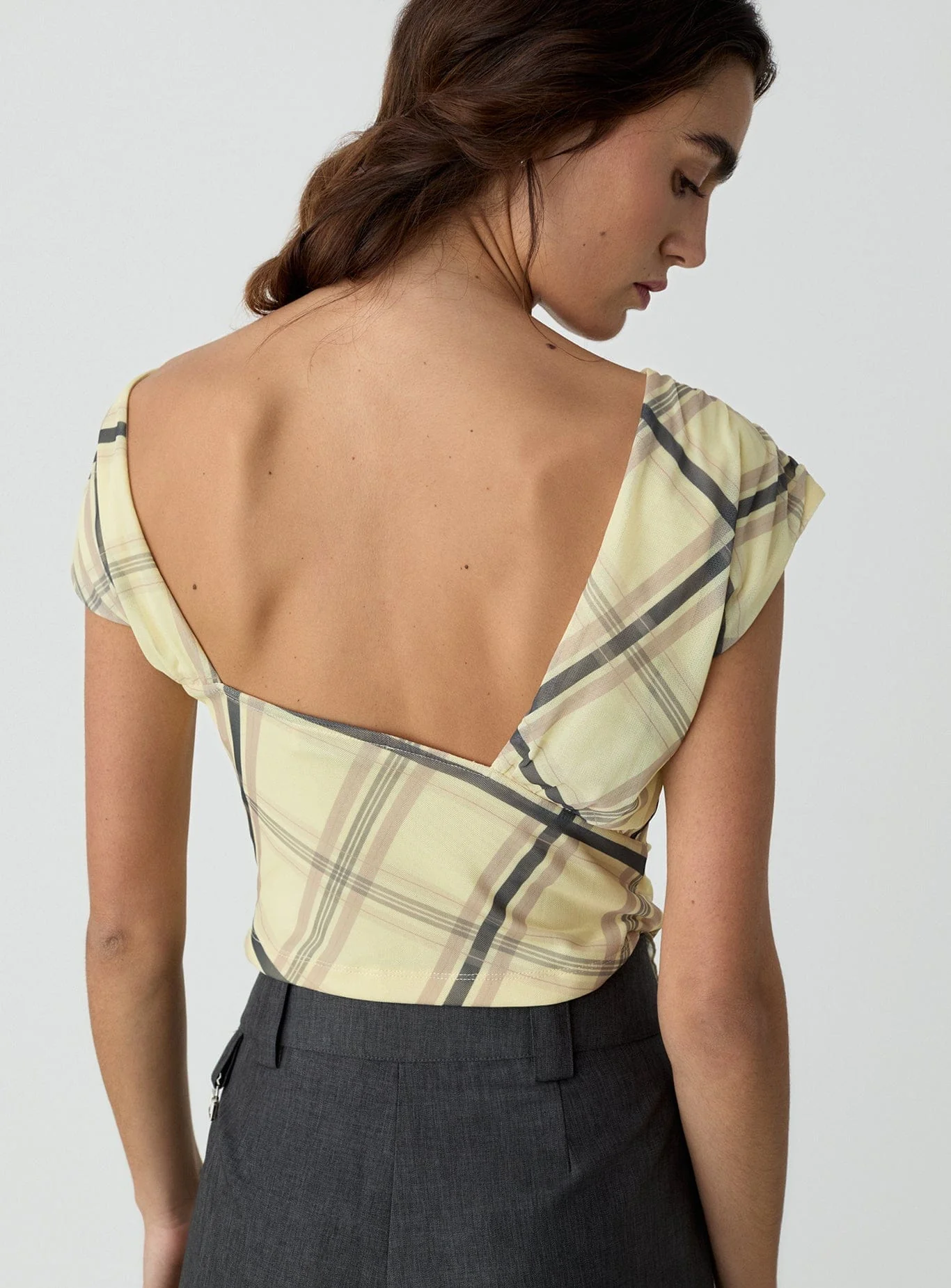 GEMINI BUTTER DRAPED TOP - Image 3