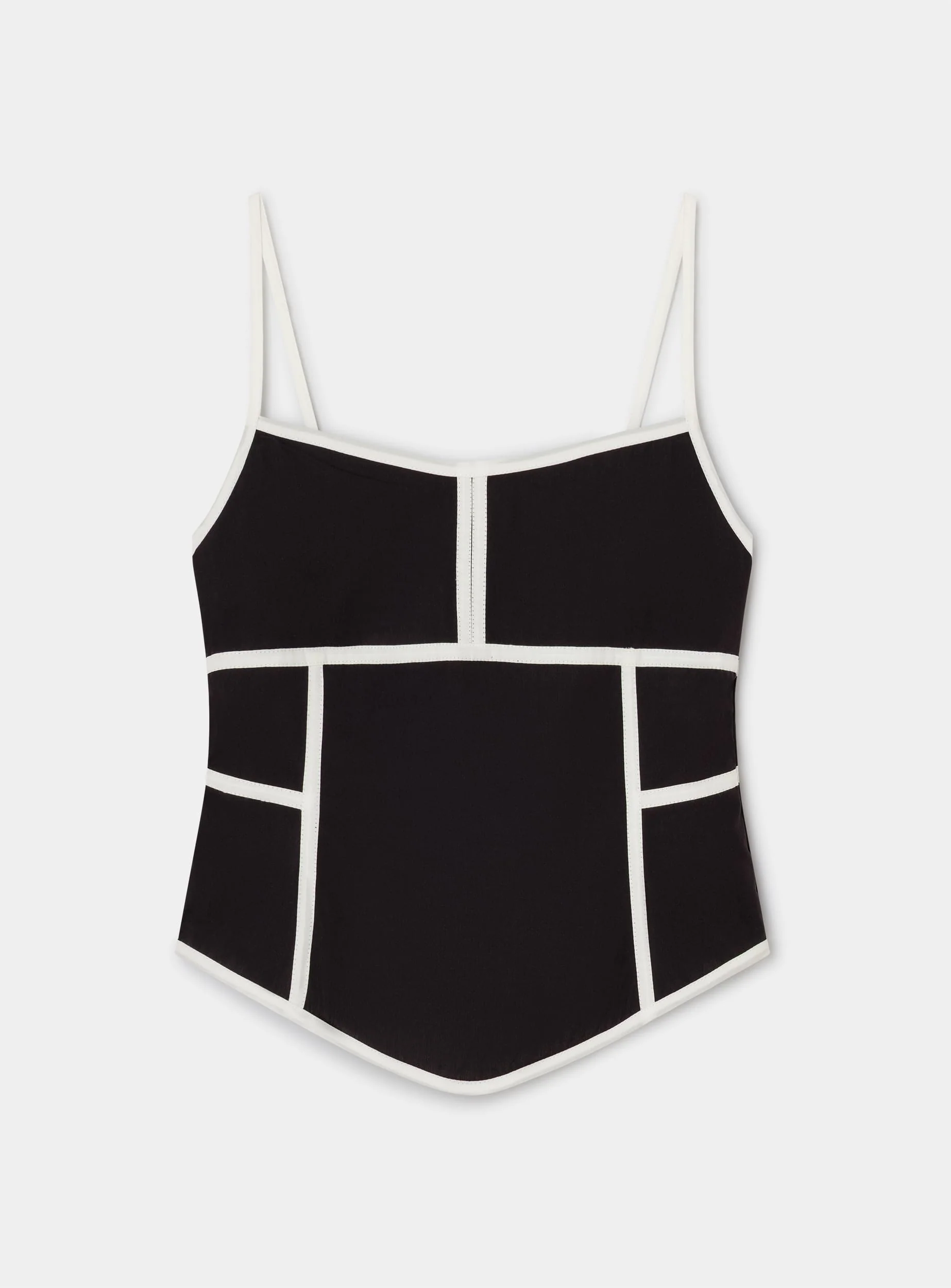 GINGER BLACK PIPING TOP - Image 5