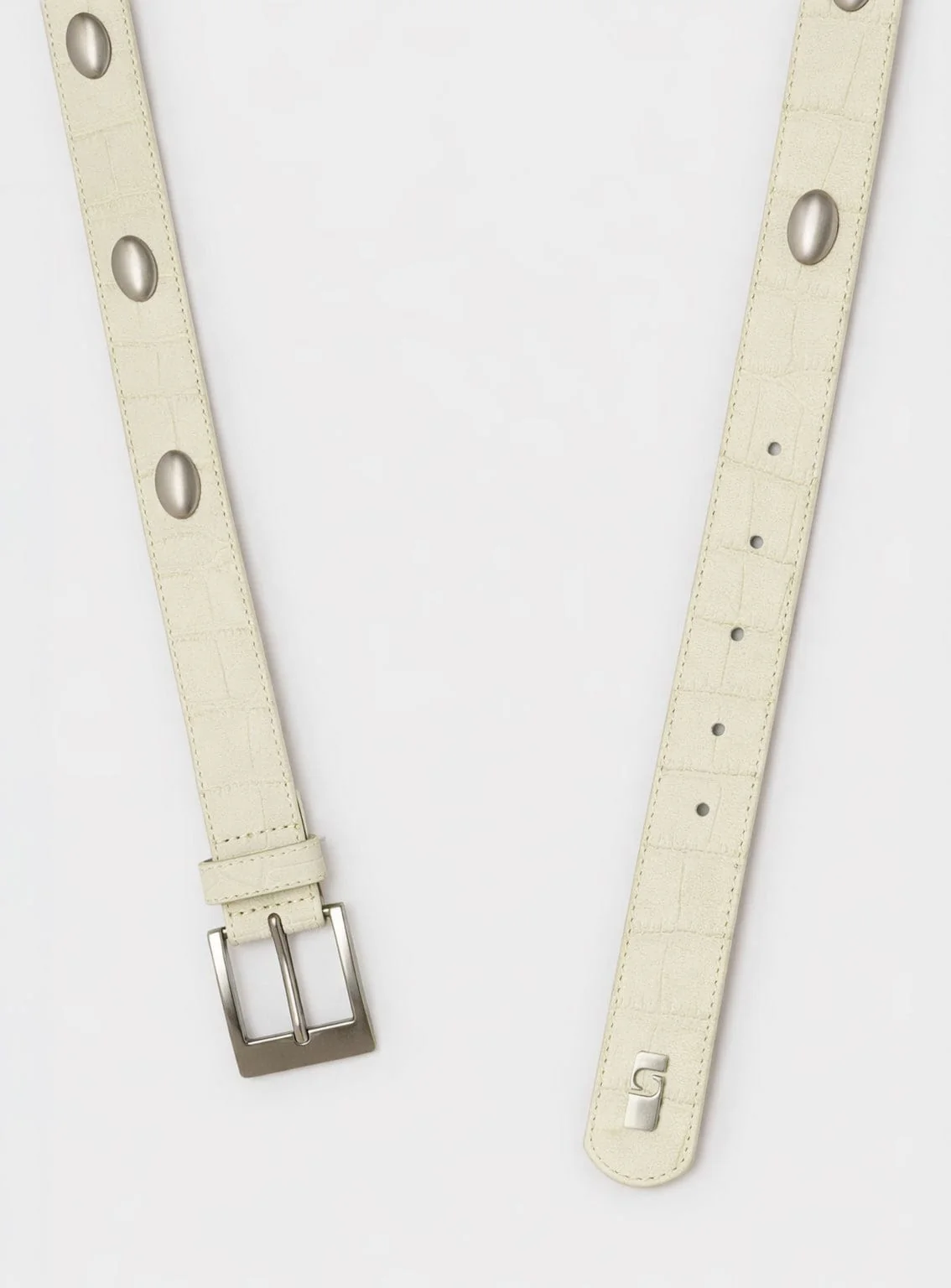 KEIRA SUEDE COCO OFF WHITE BELT - Image 3
