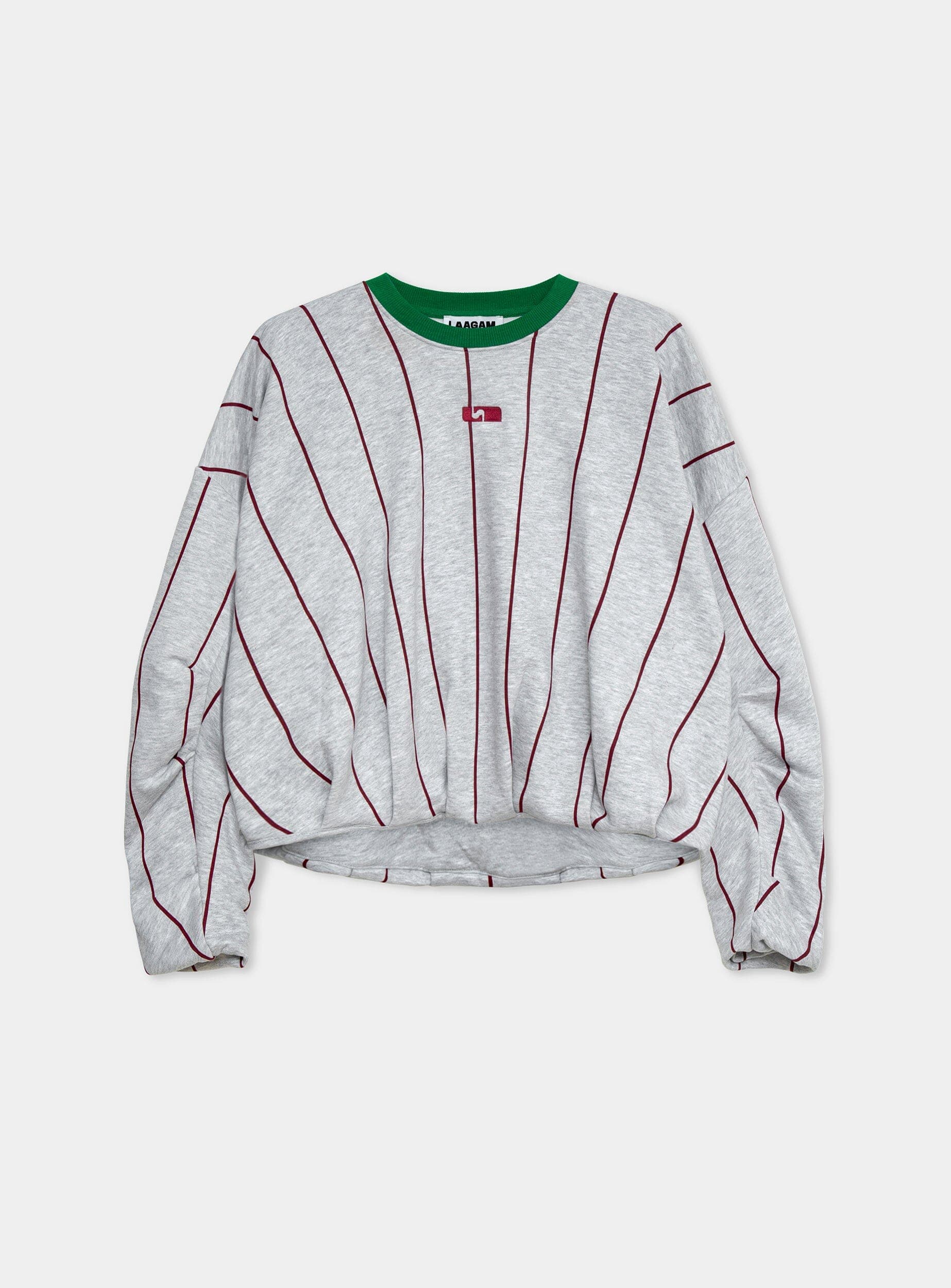 KELLY GREY STRIPED SWEATSHIRT