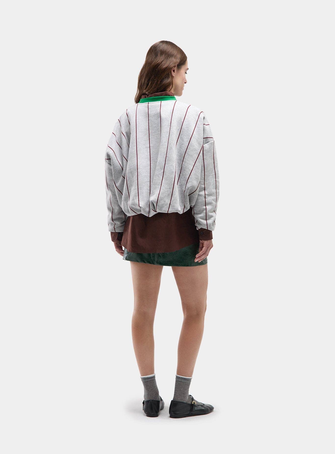 KELLY GREY STRIPED SWEATSHIRT - Image 4
