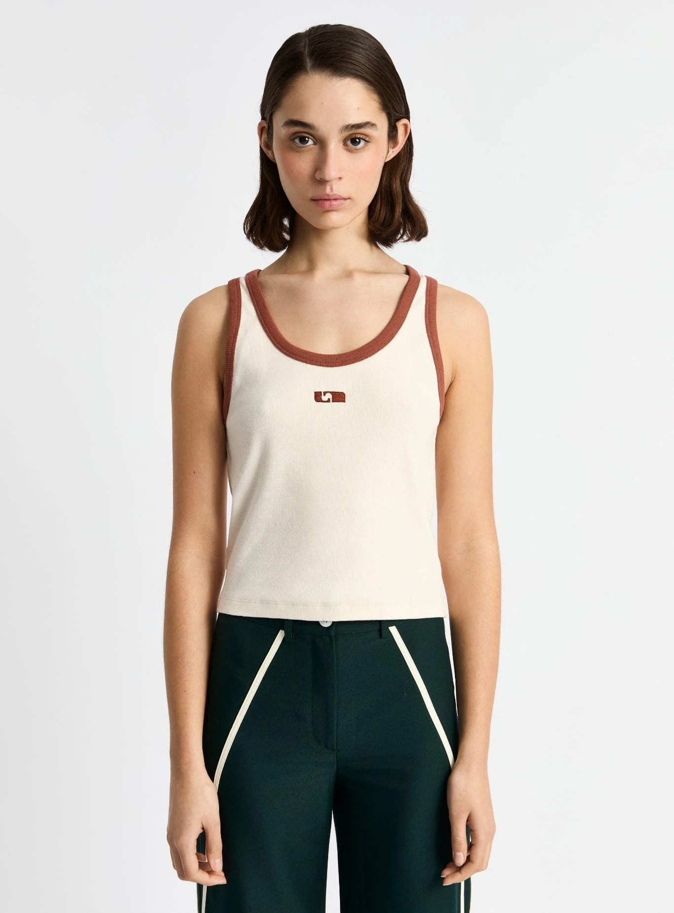 KELSI ECRU TANK TOP - Image 2