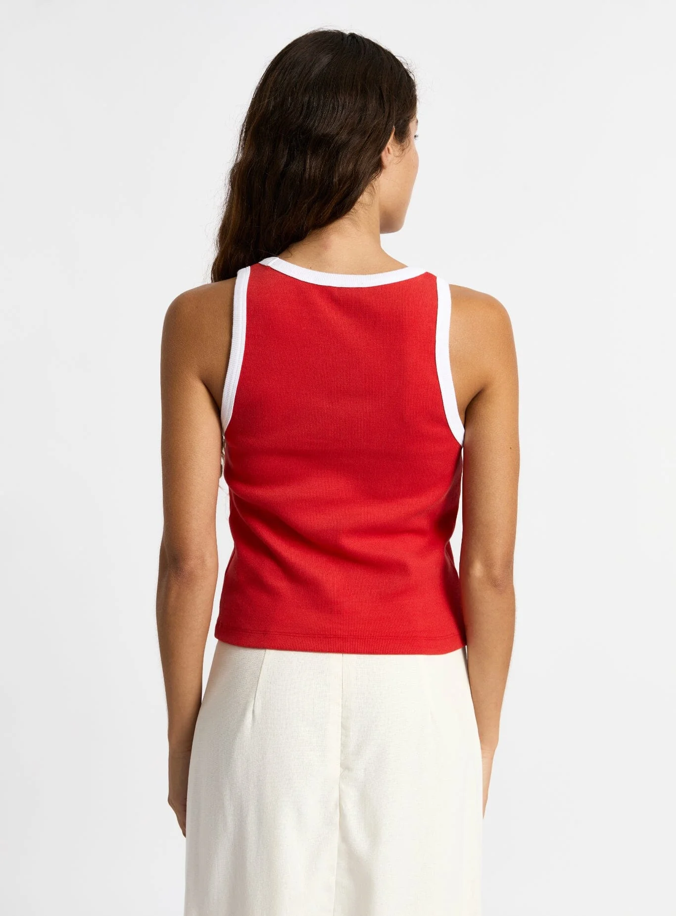 KELSI RED TANK TOP - Image 3