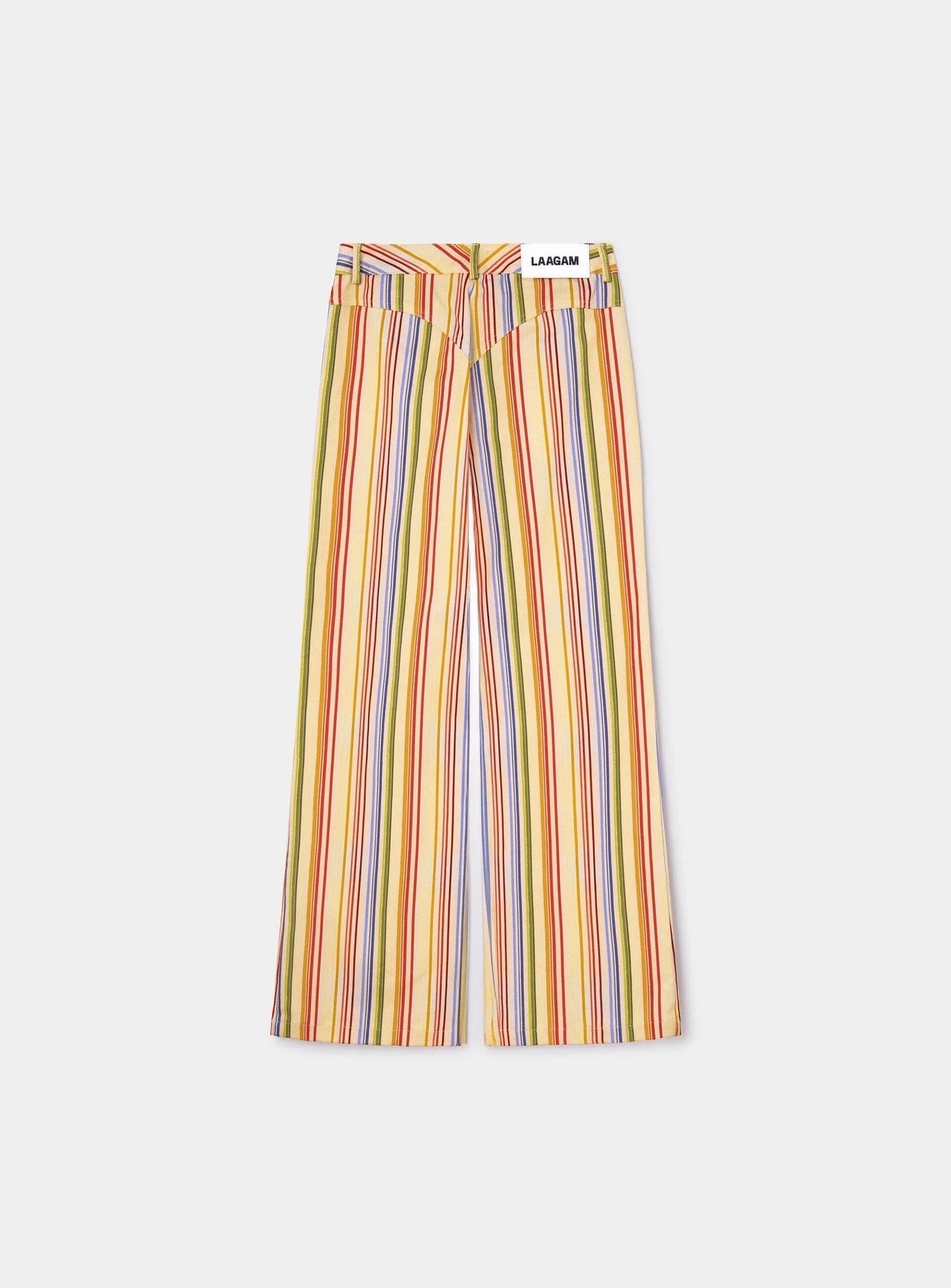 LEROY YELLOW STRIPED TWILL PANTS - Image 5