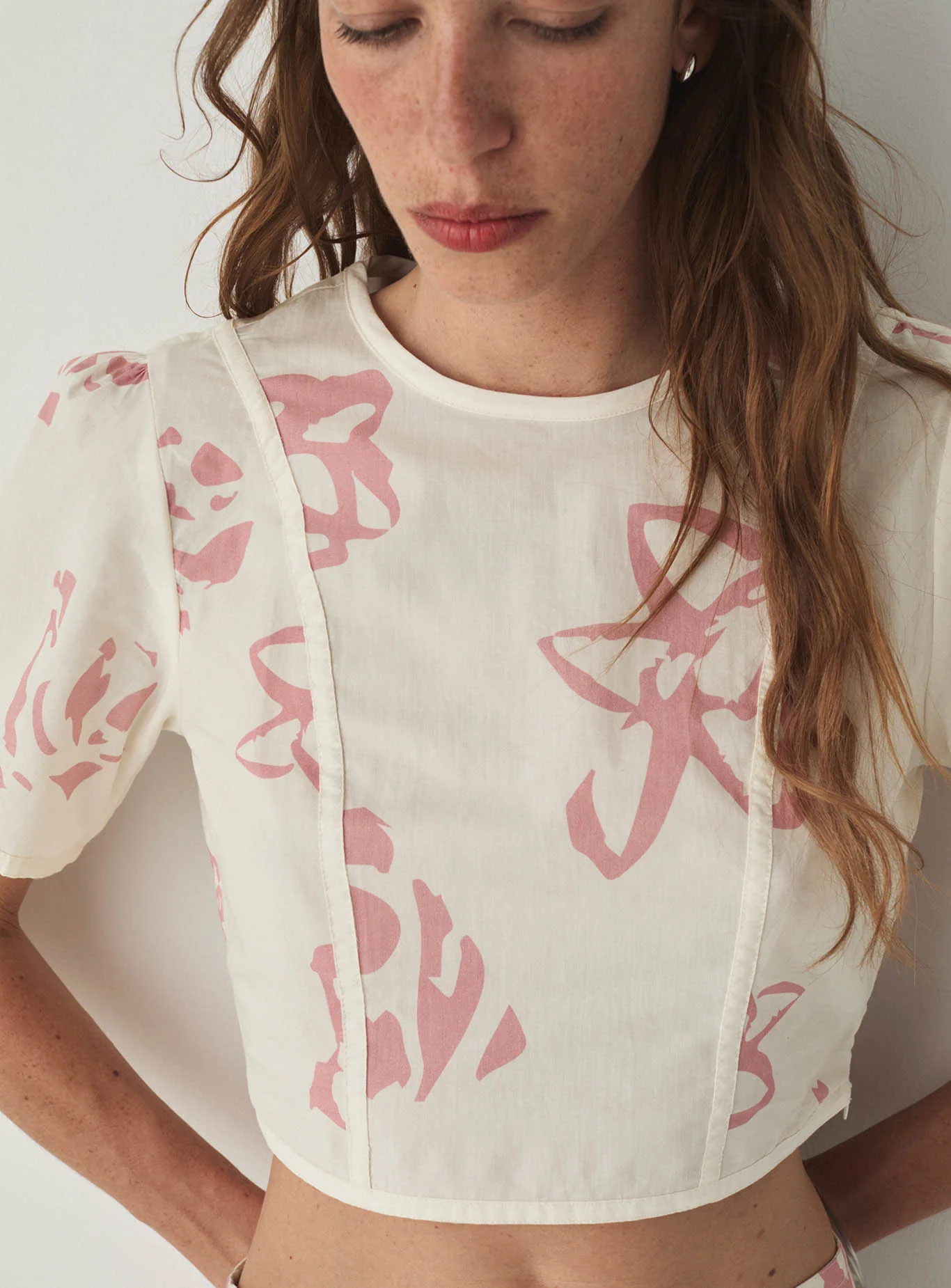 LUCILLE WHITE CROP TOP - Image 3