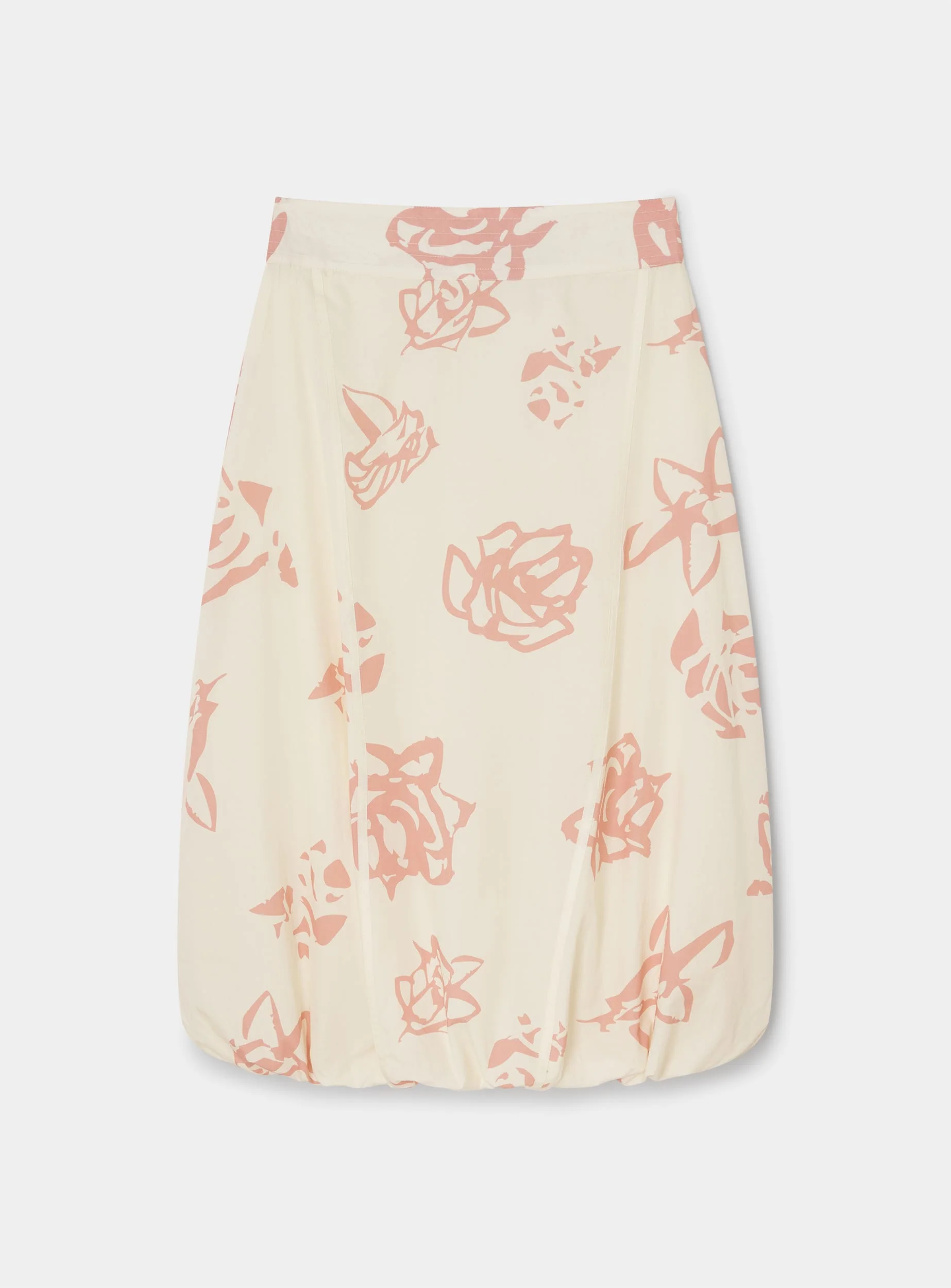 LUCILLE WHITE MIDI SKIRT - Image 5