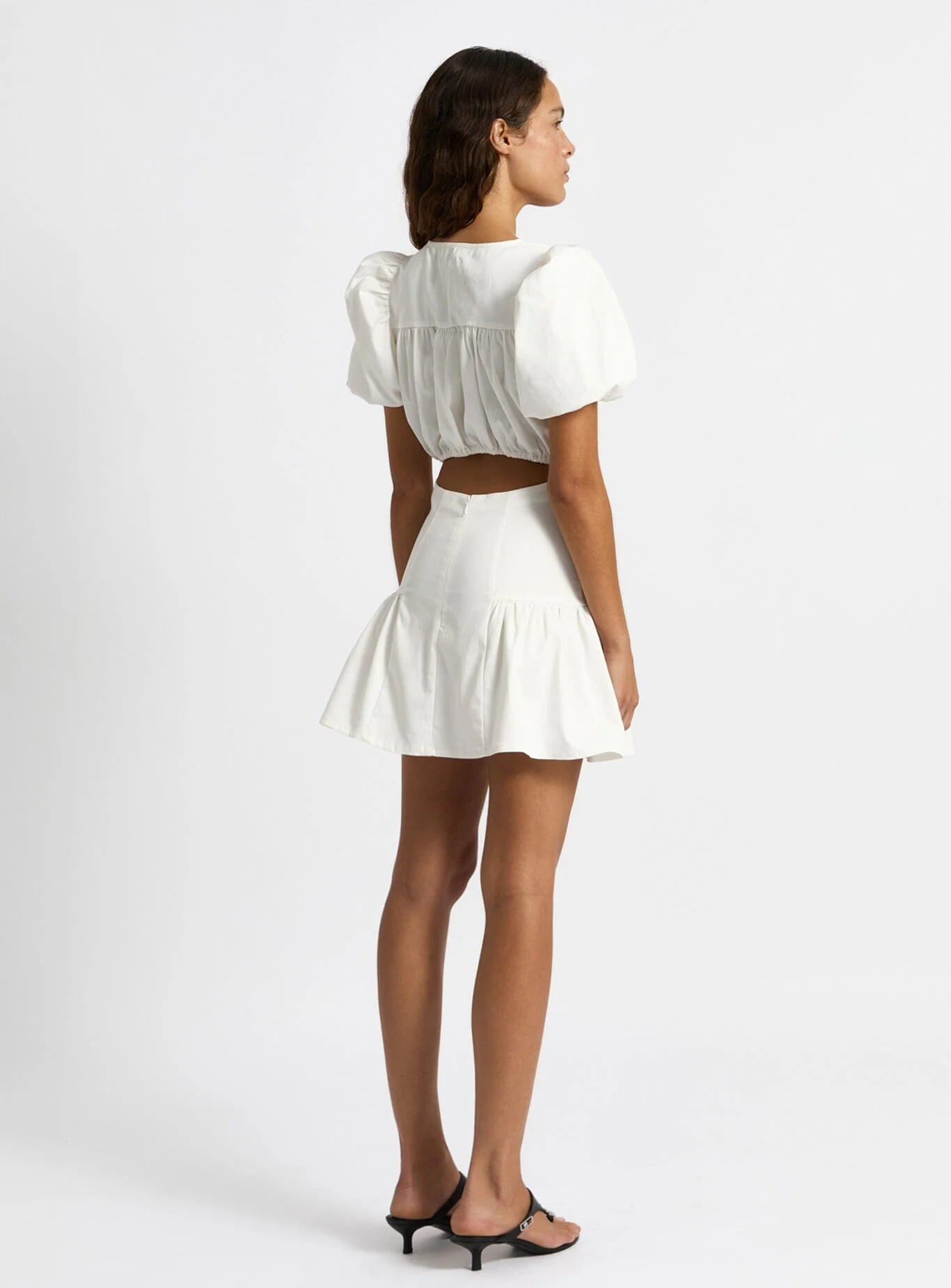 MILLIE WHITE SHORT DRESS - Image 3