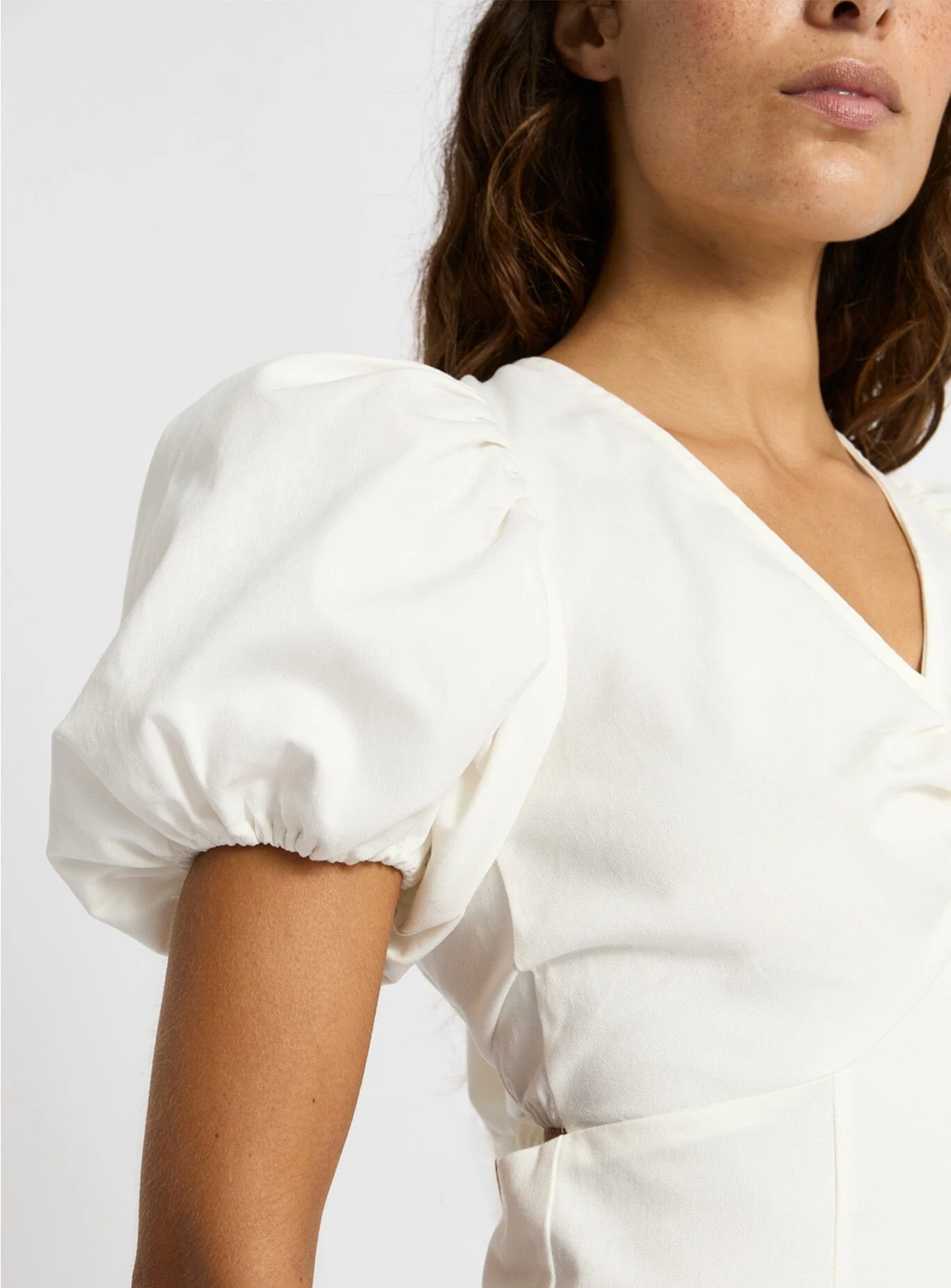MILLIE WHITE SHORT DRESS - Image 4