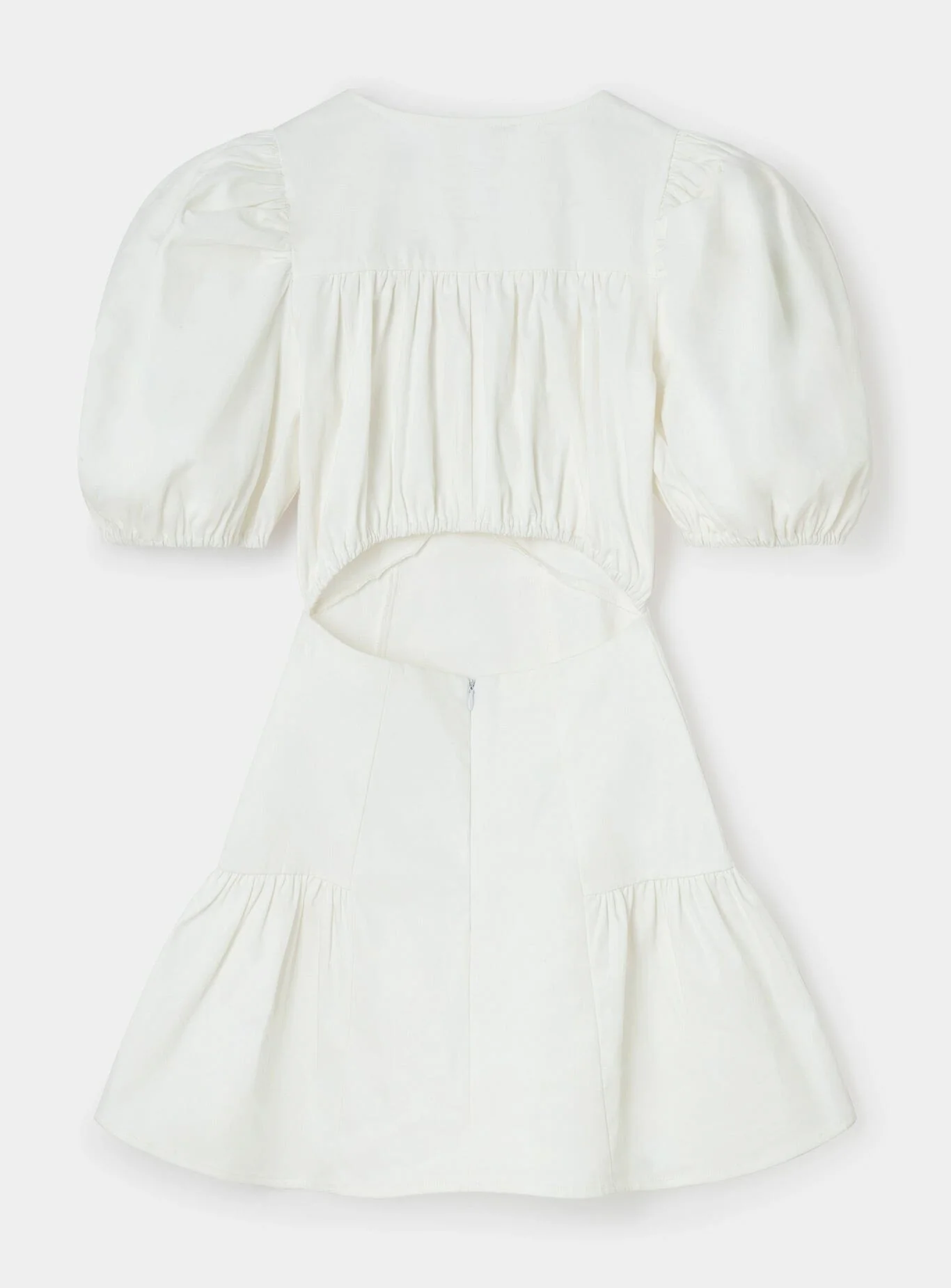 MILLIE WHITE SHORT DRESS - Image 5