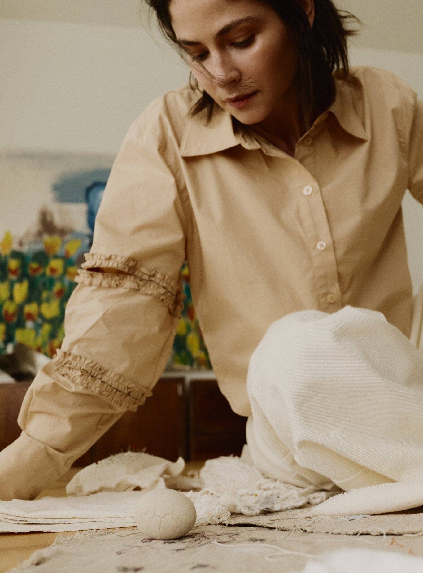 MUNA SAND CUT-OUT SHIRT - Image 2