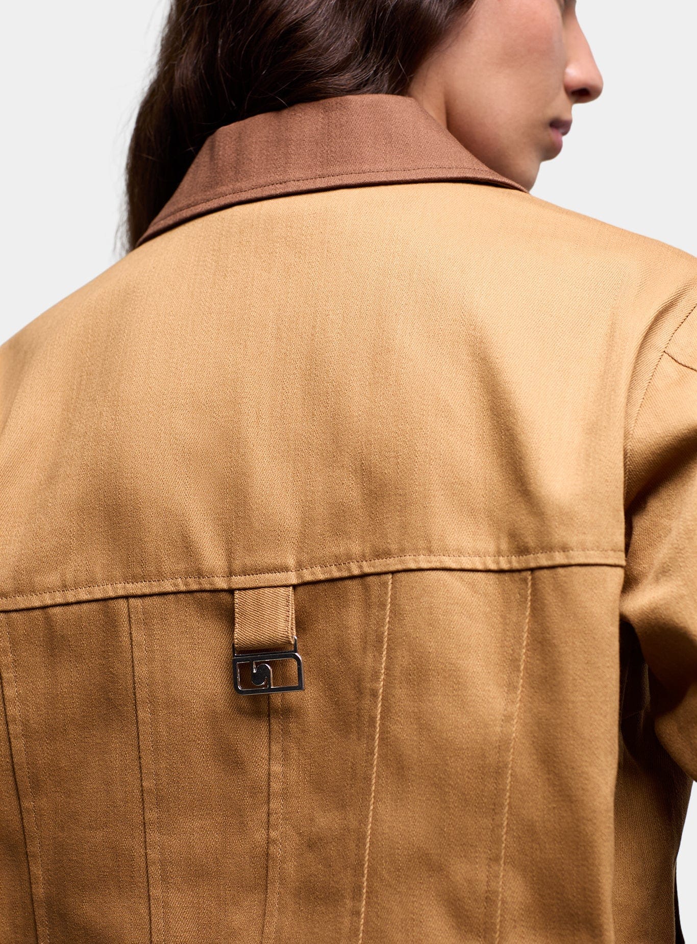 NEXA SERGE CAMEL JACKET - Image 6