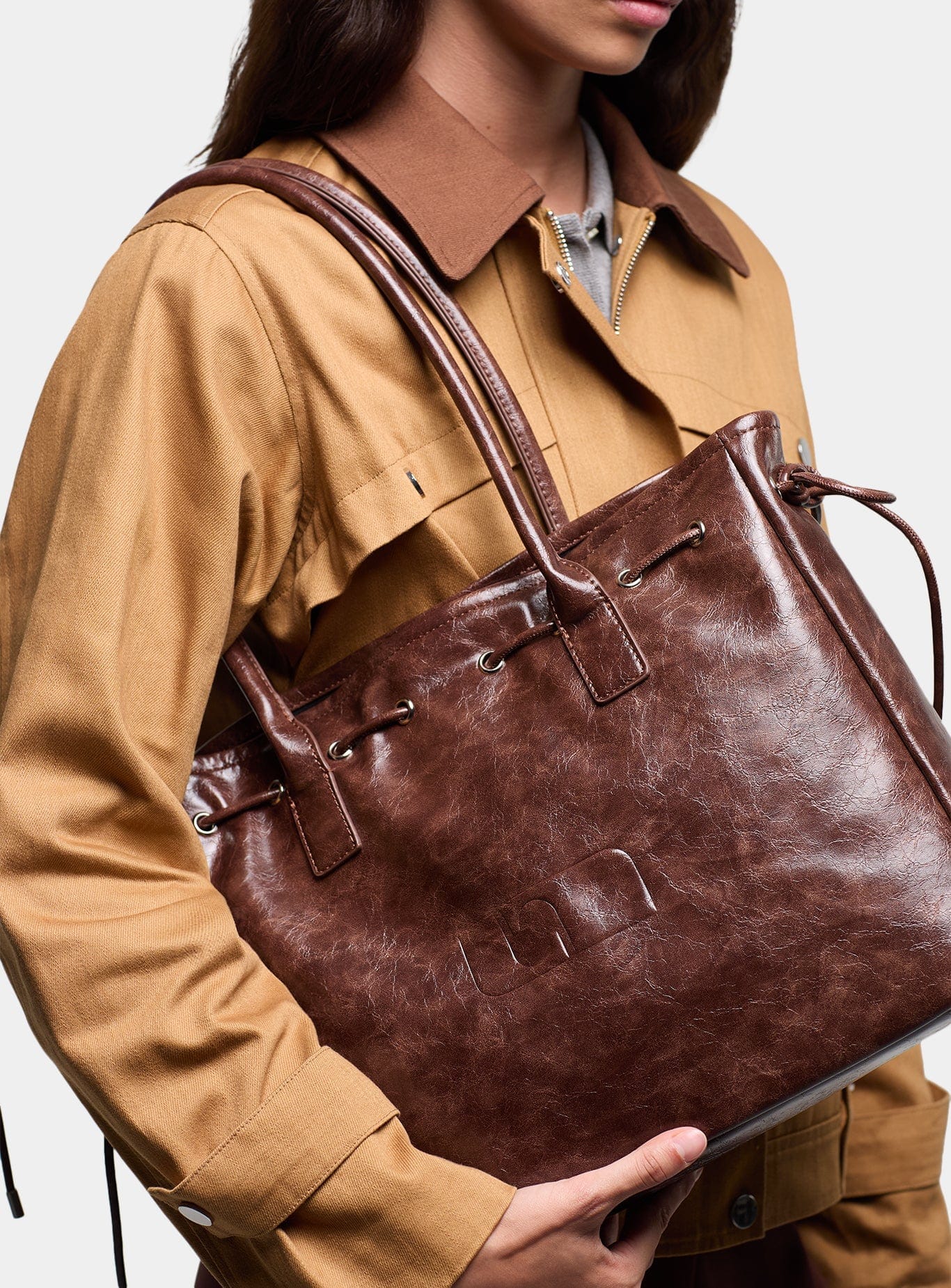 NEXA SERGE CAMEL JACKET - Image 7
