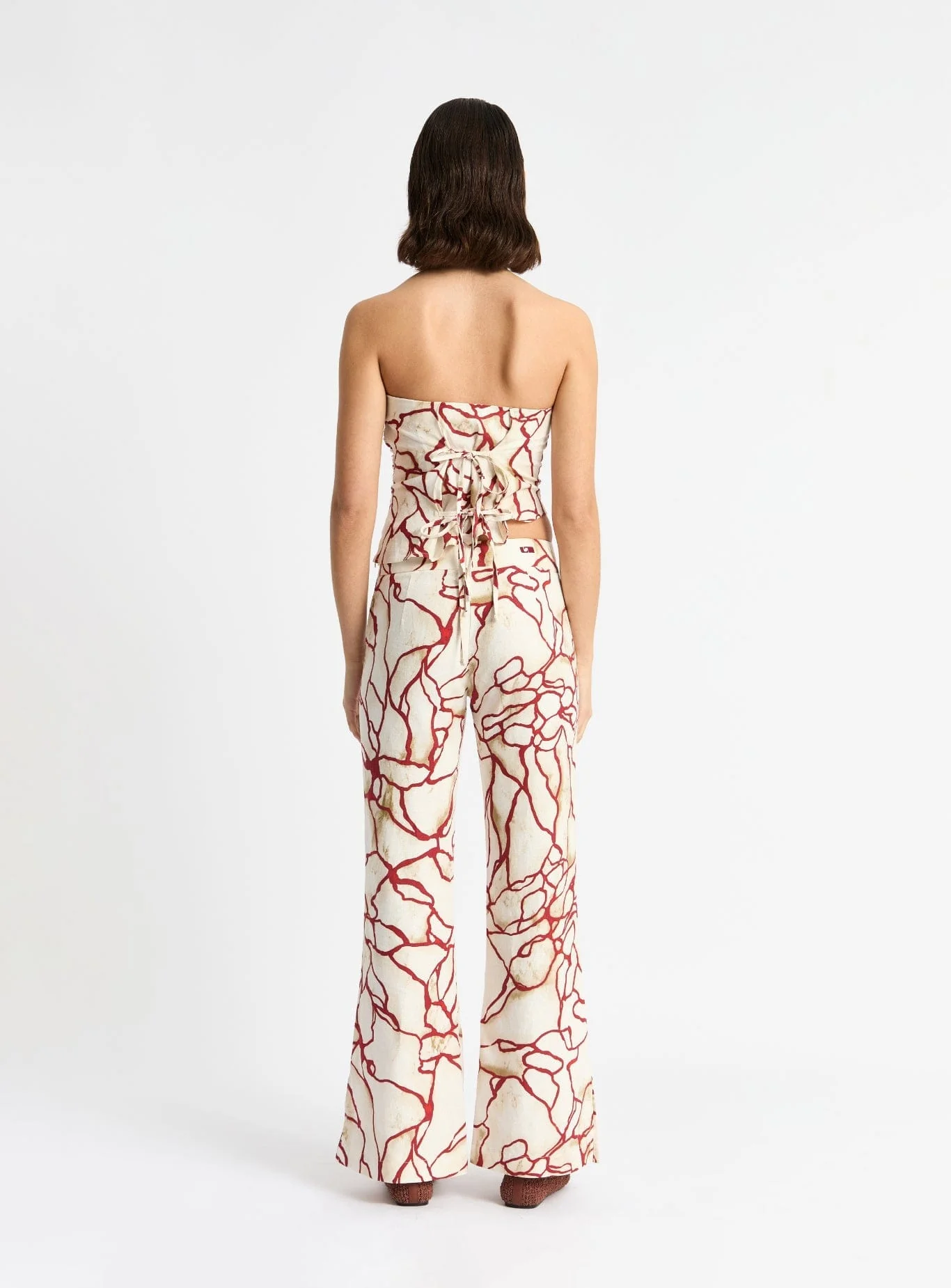 NIKITA ECRU LINEN PANTS - Image 5