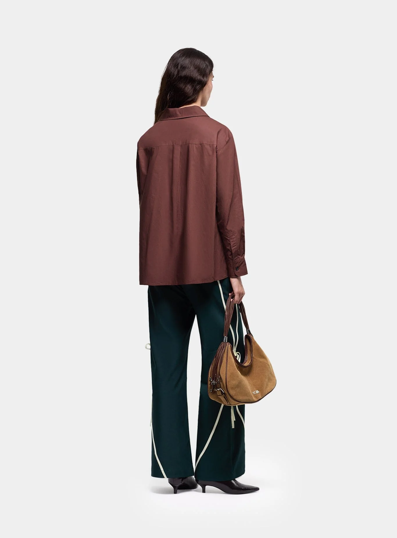 NO BOYFRIEND BROWN SHIRT - Image 5