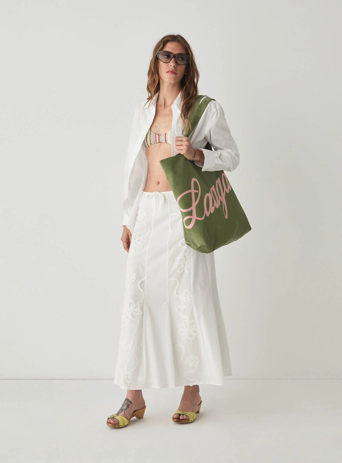 PARADISE KHAKI SHOPPER BAG - Image 3