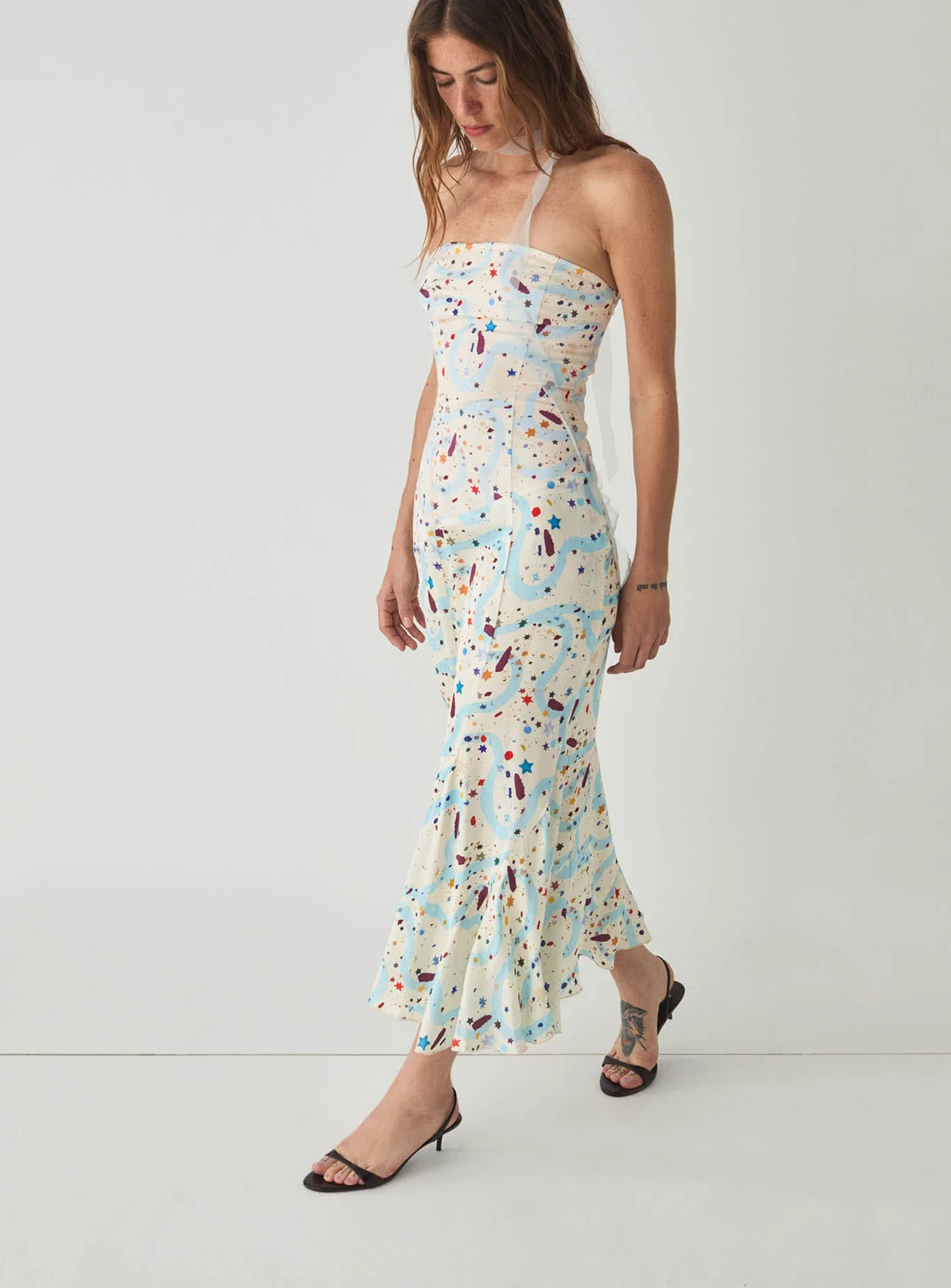 POLLY PRINT MIDI DRESS - Image 3