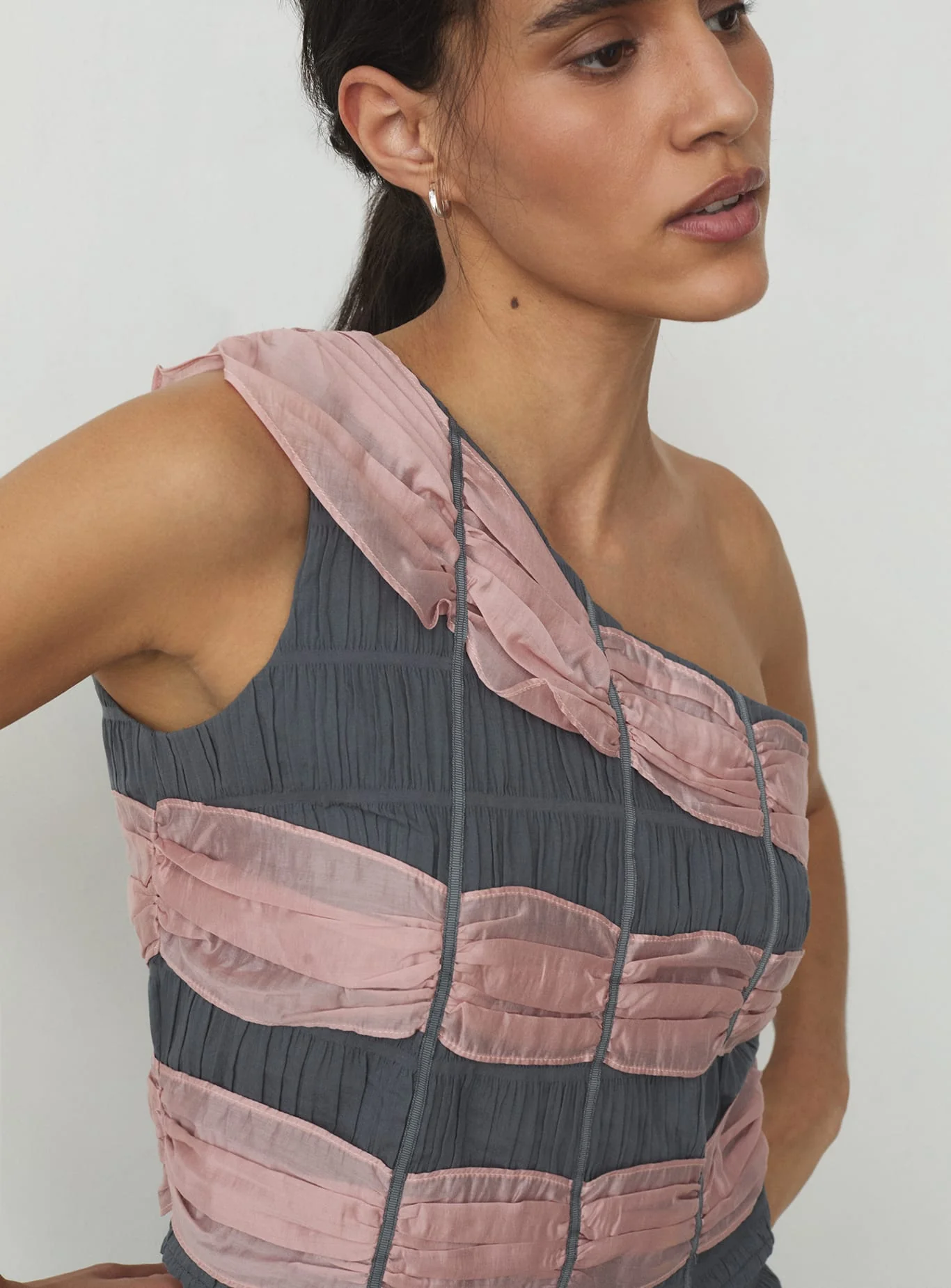 RAMY GREY TEXTURED TOP - Image 7