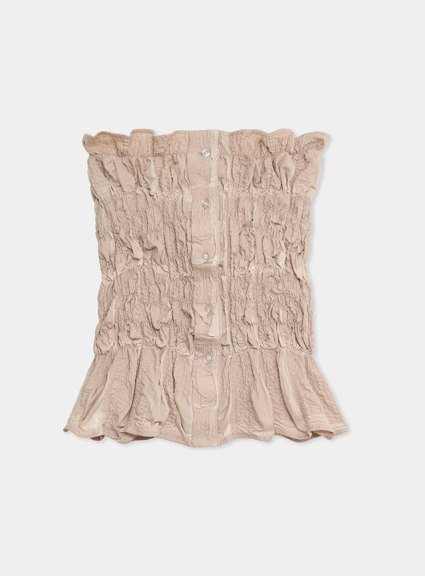 SUSAN SAND STRAPLESS TOP - Image 6