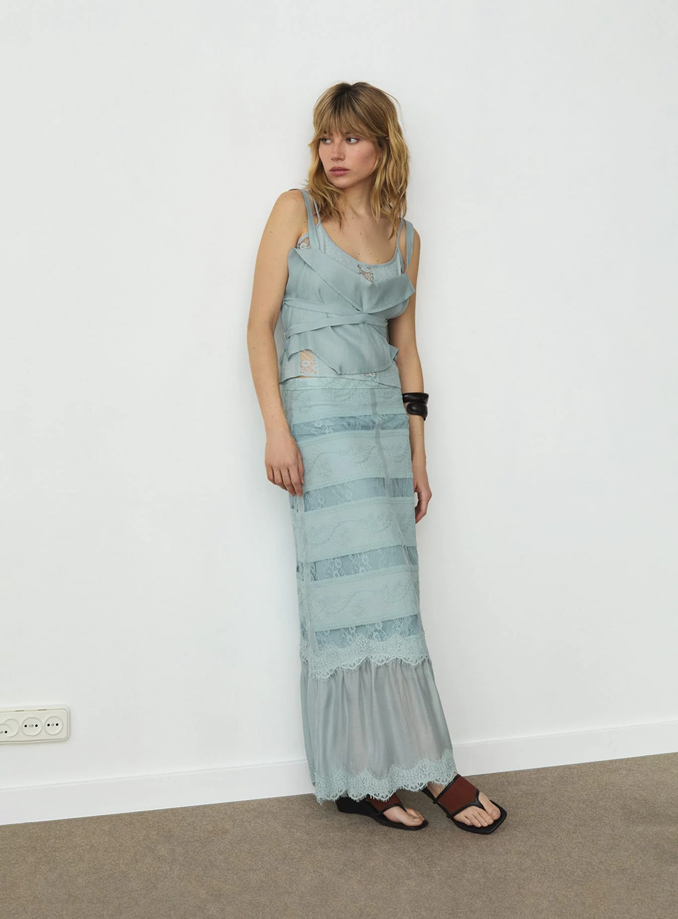 VALENTINA BLUE LACE TOP - Image 7