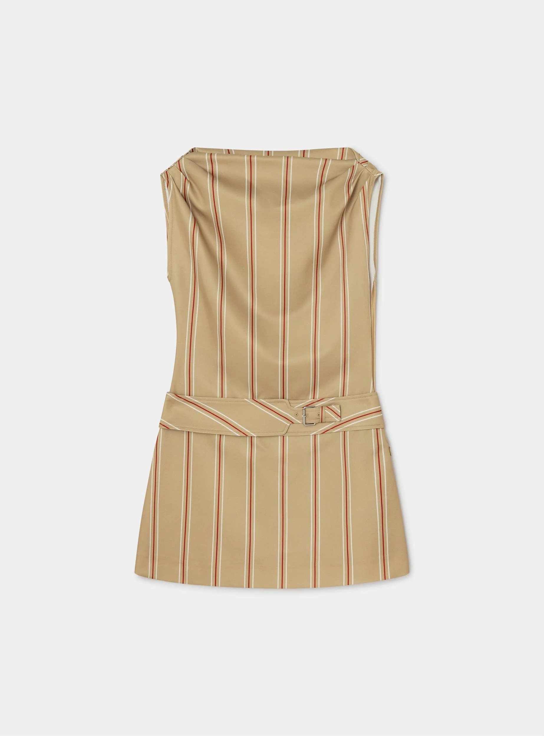 ZOLA CAMEL SHORT DRESS - Image 5
